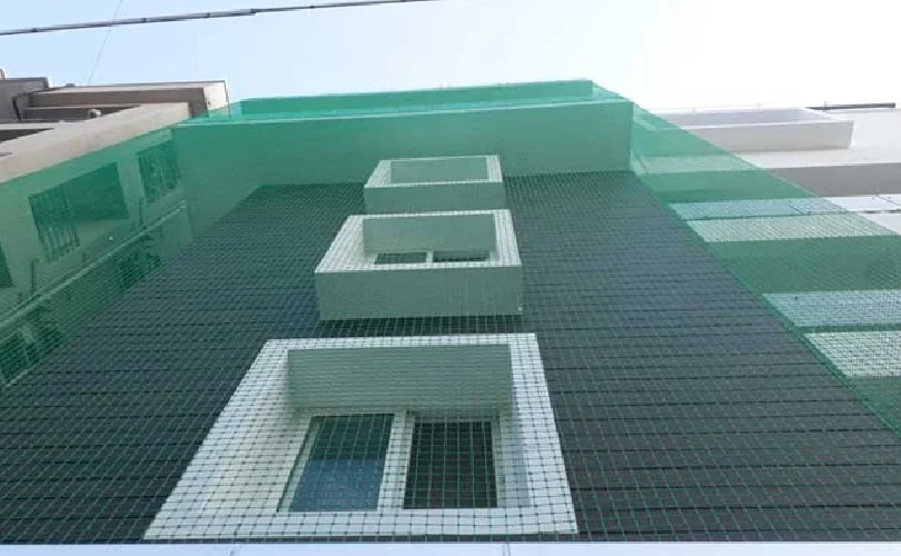 Duct Area Safety Net Installation