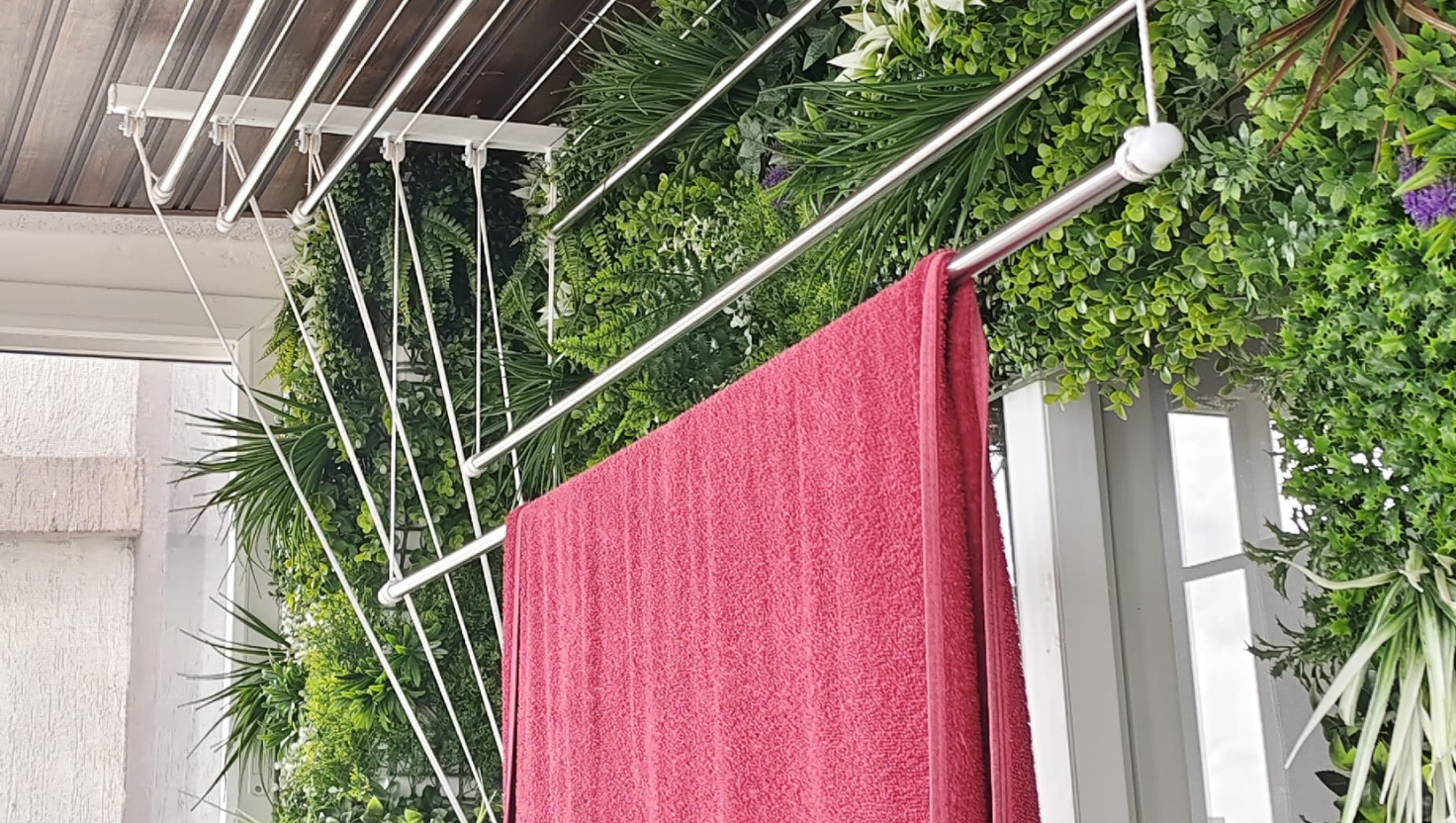 Ceiling Clothes Hanger Installation